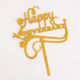 Happy Birthday & Happy Anniversary Cake Topper Birthday Party Decoration